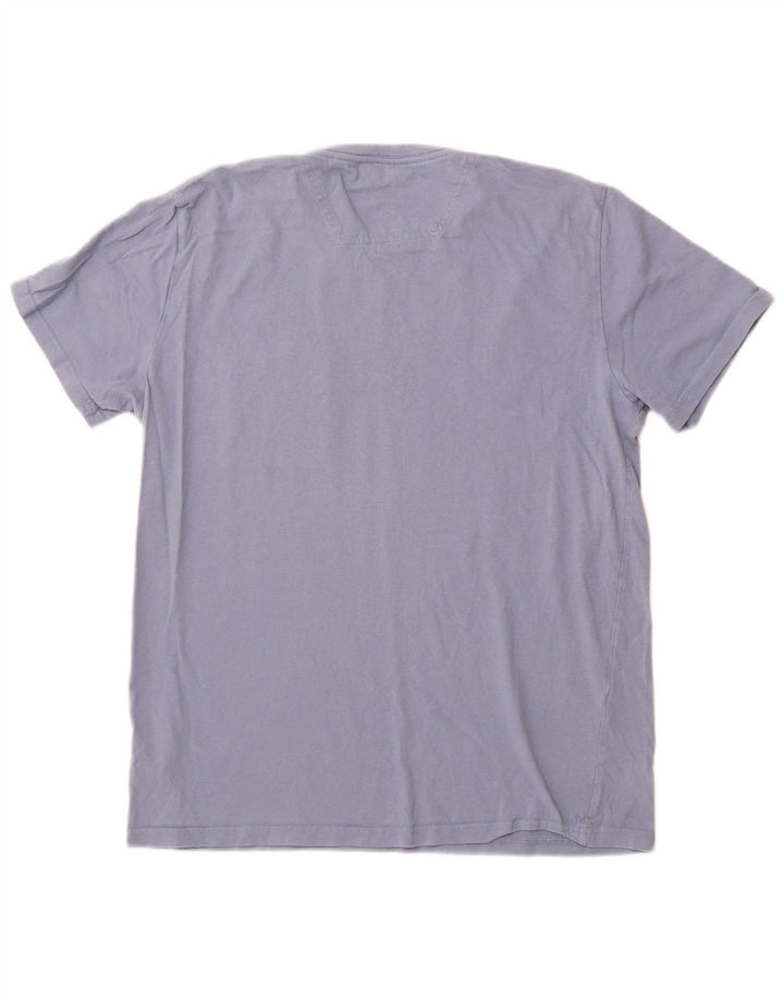 JOULES Mens T-Shirt Top Medium Blue Cotton