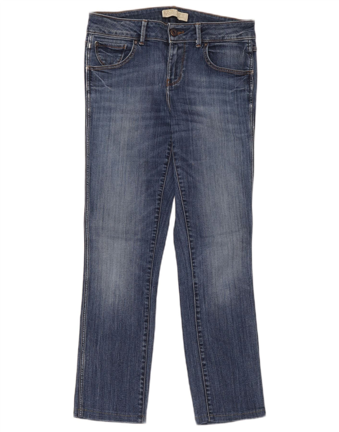 Zara Womens Slim Jeans EU 38 Small W28 L27 Blue