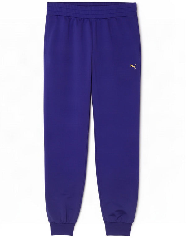 Puma Womens Tracksuit Trousers Joggers UK 14 Large Blue Polyester