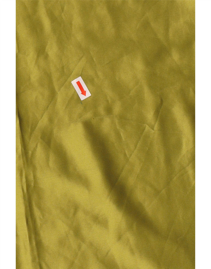 Vintage Womens Apron Dress UK 14 Large Green