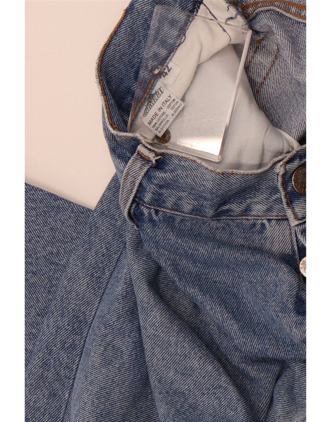 El Charro Womens Tapered Jeans IT 42 Medium W34 L29 Blue Cotton