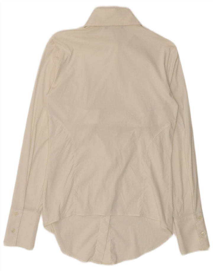 Patrizia Pepe Womens Shirt UK 12 Medium White