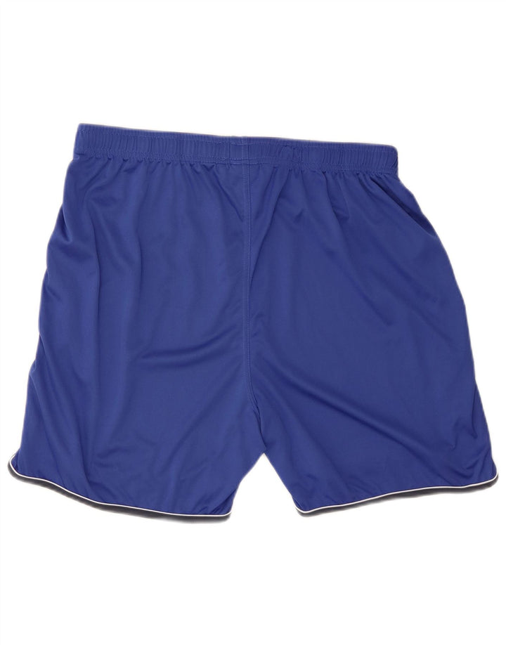 ASICS Mens Graphic Sport Shorts XL Blue Polyester