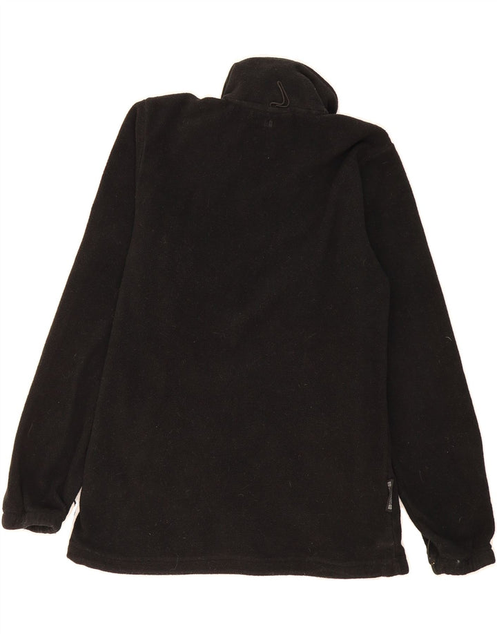 MOUNTAIN WAREHOUSE Womens Fleece Jacket UK 10 Small  Black Polyester Vintage Mountain Warehouse and Second-Hand Mountain Warehouse from Messina Hembry 