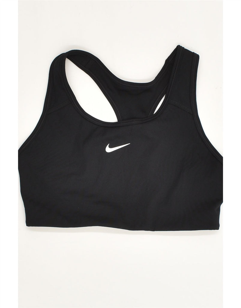 NIKE Womens Sport Bra Vest Top UK 2 2XS Black | Vintage Nike | Thrift | Second-Hand Nike | Used Clothing | Messina Hembry 