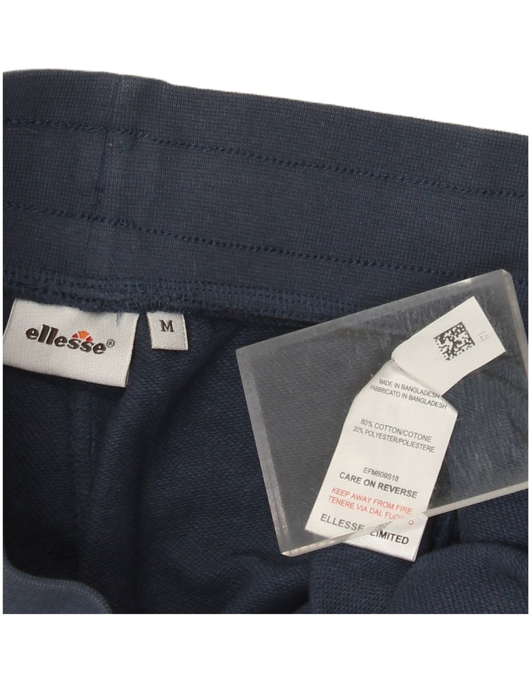 Ellesse Mens Graphic Tracksuit Trousers Joggers Medium Navy Blue Sports