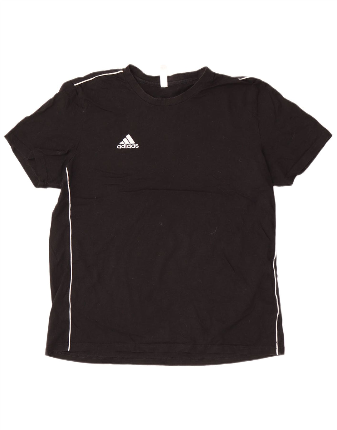 Adidas Mens T-Shirt Top XL Black Cotton