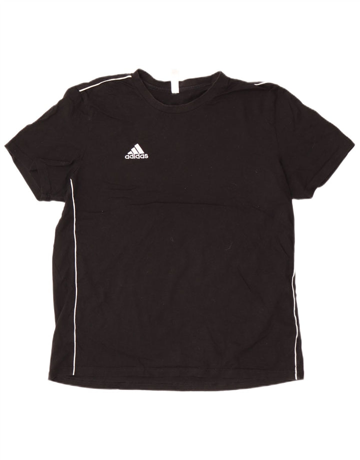 Adidas Mens T-Shirt Top XL Black Cotton