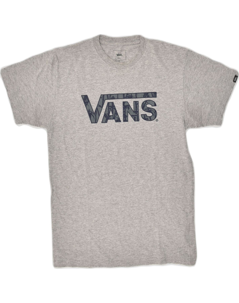 VANS Mens Classic Fit Graphic T-Shirt Top Small Grey Cotton | Vintage Vans | Thrift | Second-Hand Vans | Used Clothing | Messina Hembry 