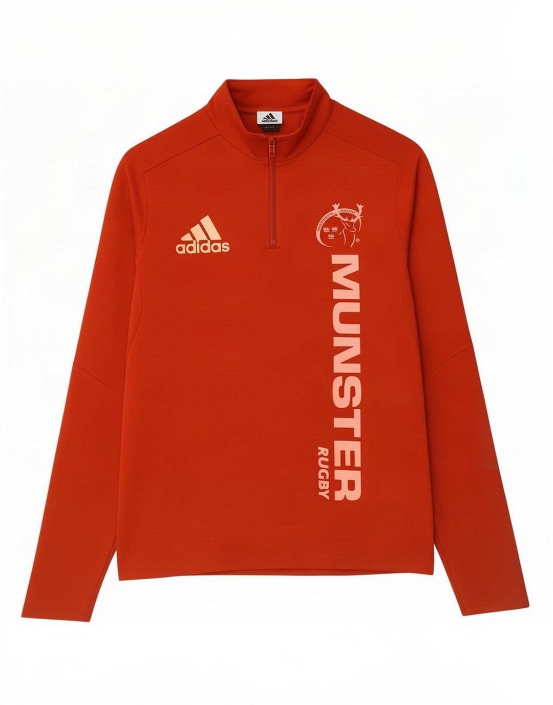 Adidas Boys Munster Rugby Graphic Pullover Tracksuit Top 13-14 Years Red