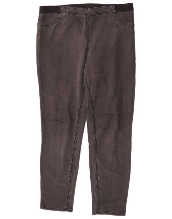 Marks & Spencer Womens Autograph Slim Jeans UK 20 2XL W40 L30 Black Cotton