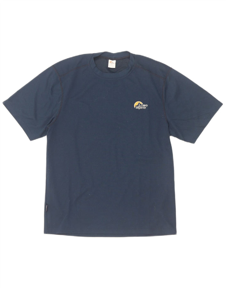 Lowe Alpine Mens T-Shirt Top Small Navy Blue Polyester