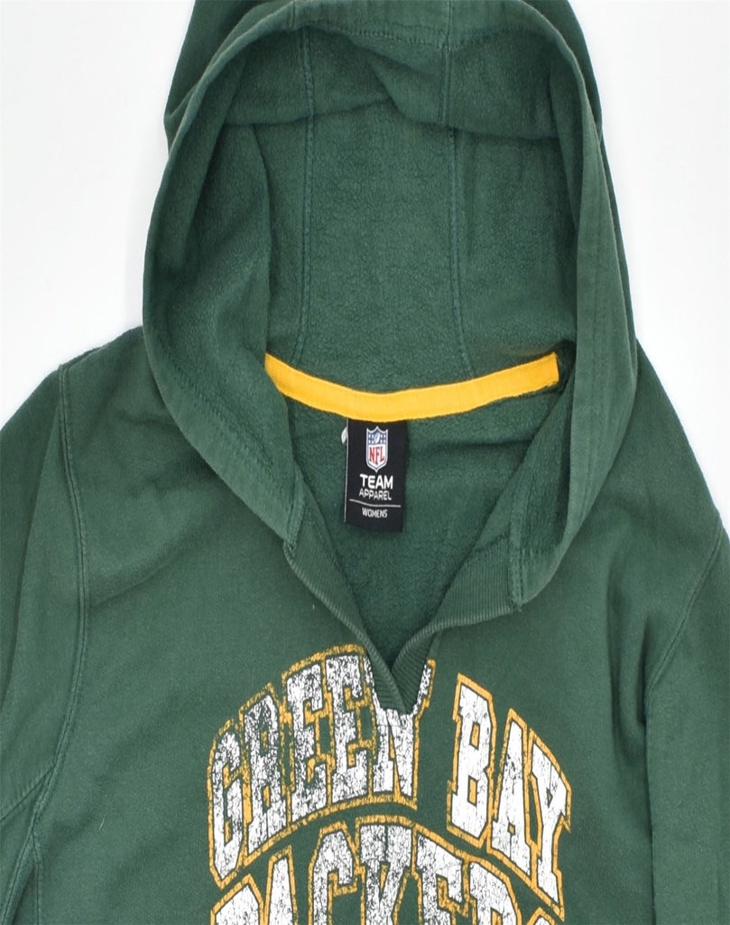 NFL TEAM APPAREL Womens Graphic Hoodie Jumper 3XL Green | Vintage | Thrift | Second-Hand | Used Clothing | Messina Hembry 