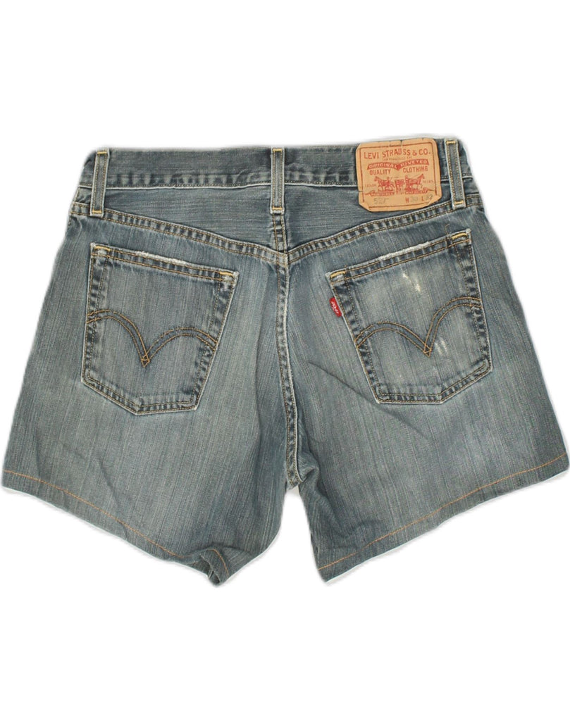 LEVI'S Womens 527 Denim Shorts W30 Medium Blue Cotton | Vintage Levi's | Thrift | Second-Hand Levi's | Used Clothing | Messina Hembry 