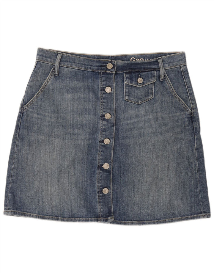 GAP Womens Denim Skirt W29 Medium  Blue Cotton
