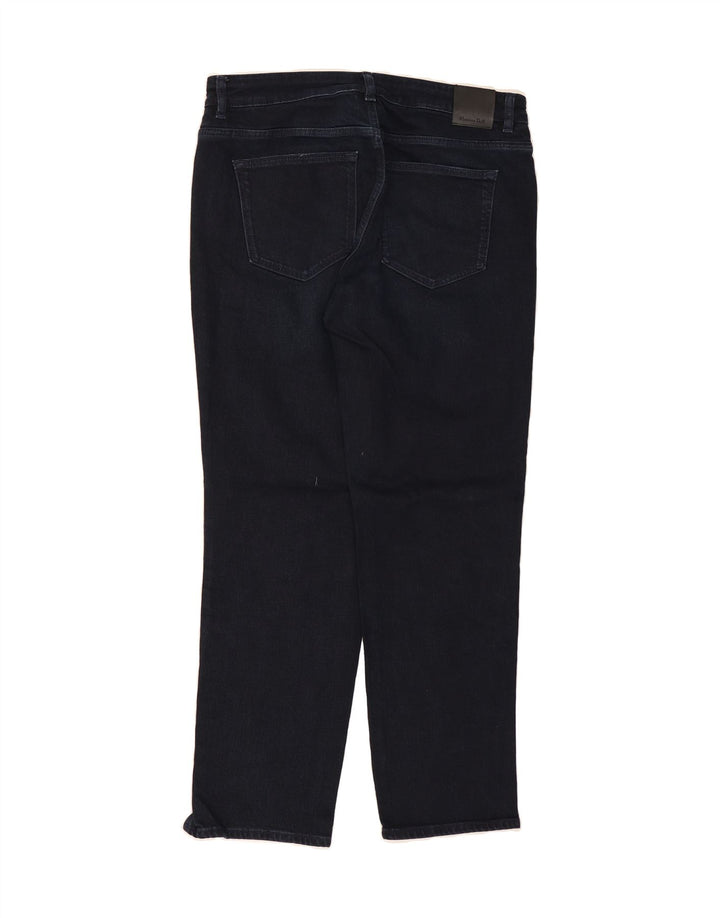 MASSIMO DUTTI Womens Mid Rise Slim Jeans EU 40 Medium W32 L28 Navy Blue Vintage Massimo Dutti and Second-Hand Massimo Dutti from Messina Hembry 