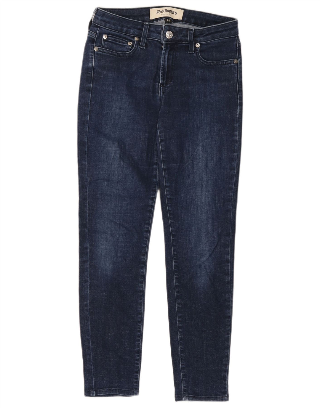 Roy Rogers Womens Skinny Jeans W26 L26 Navy Blue