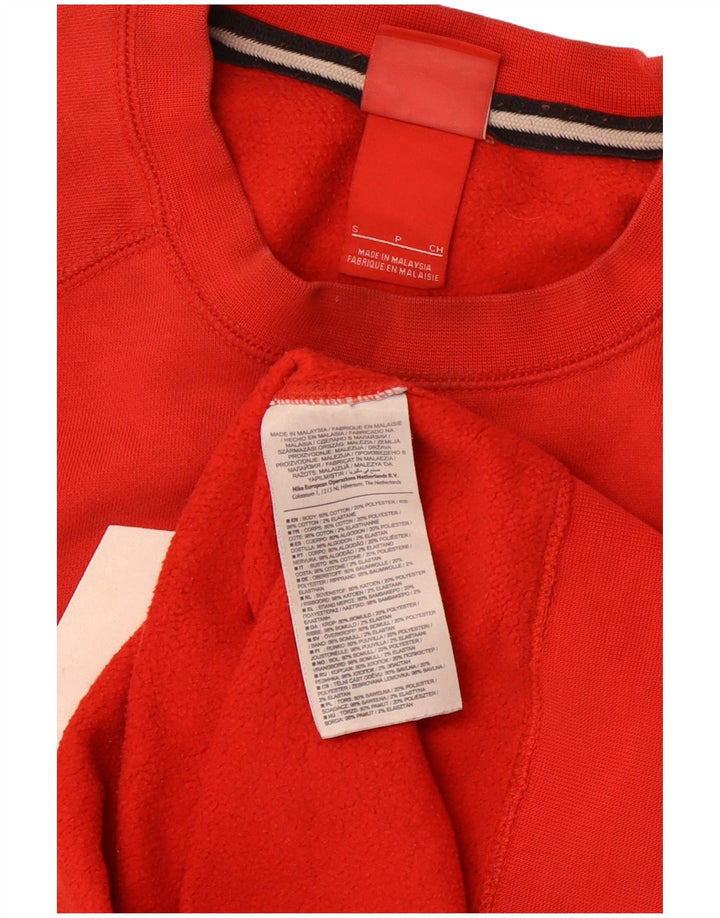 Nike Mens Graphic Sweatshirt Jumper Small Red Cotton