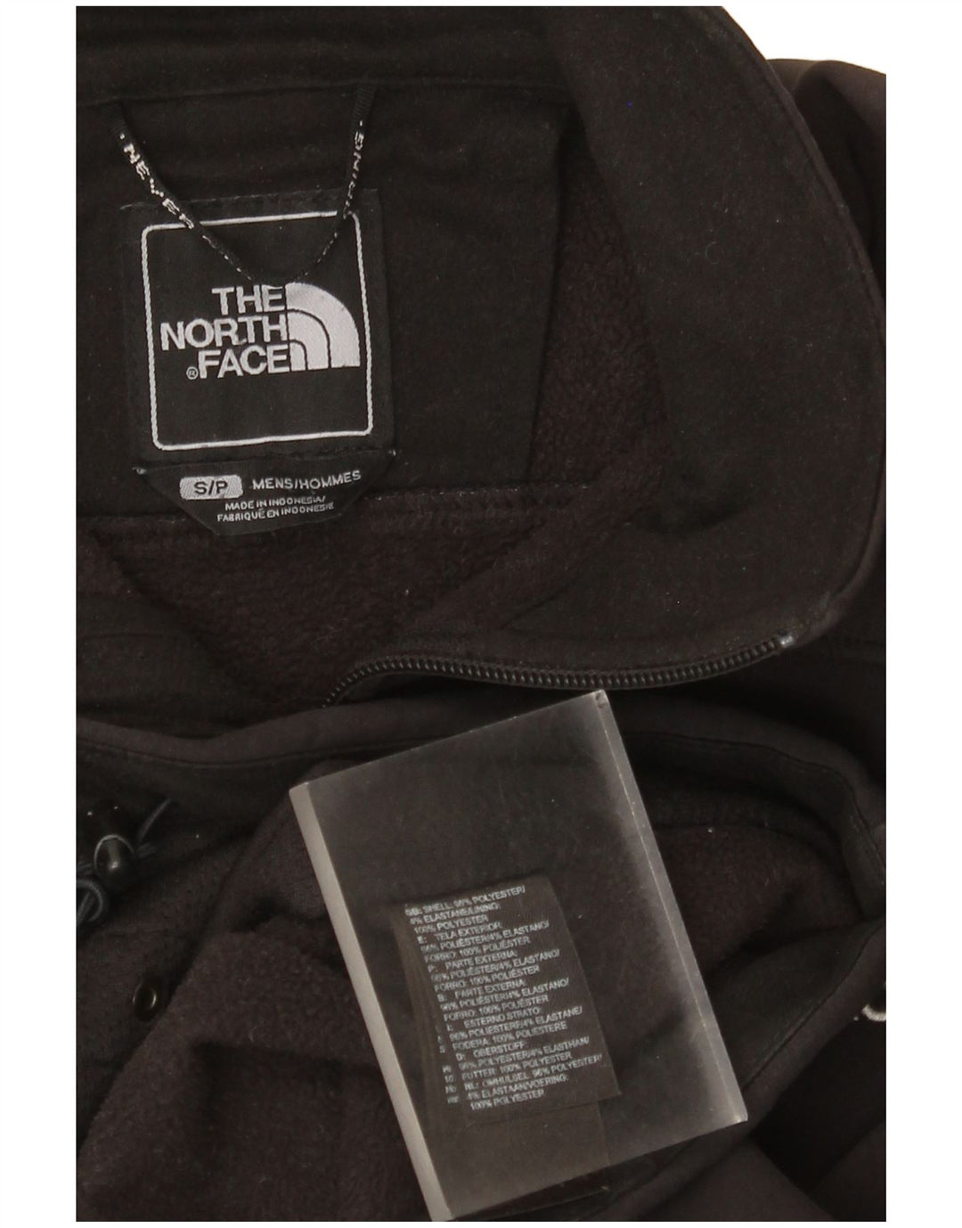 The North Face Mens Windbreaker Jacket UK 36 Small Black Polyester