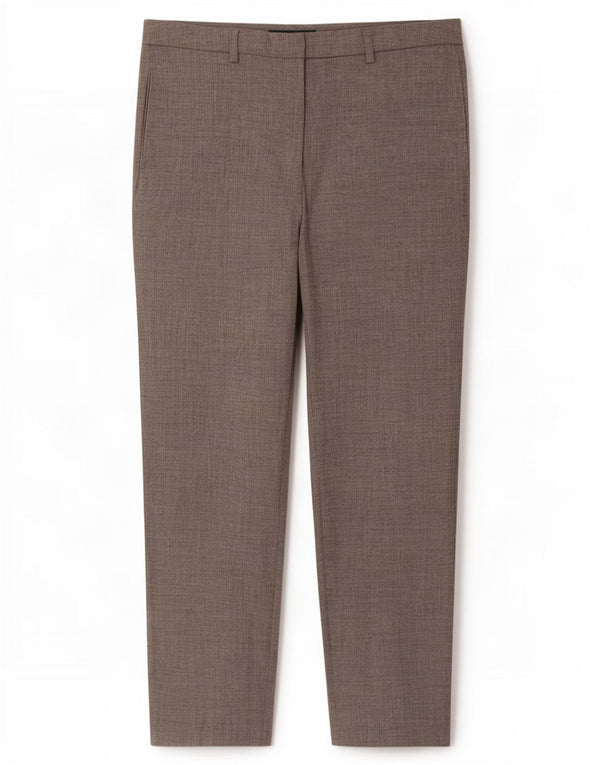 Marks & Spencer Womens Straight Chino Trousers UK 16 Large W34 L30 Grey