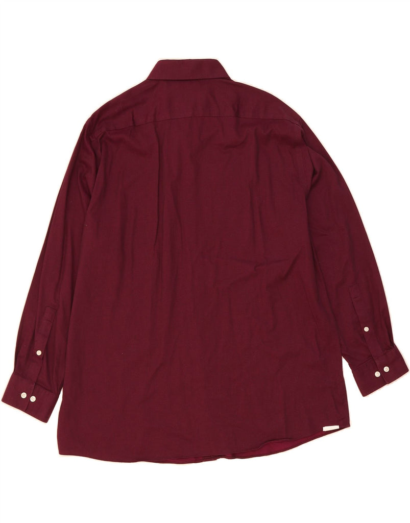 MICHAEL KORS Mens Regular Fit Shirt Size 17 1/2 XL Burgundy Vintage Michael Kors and Second-Hand Michael Kors from Messina Hembry 