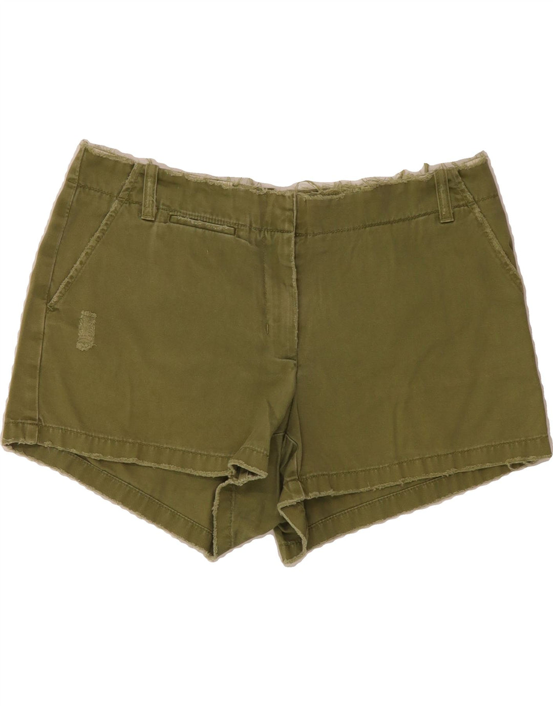 J. CREW Womens Low Fit Chino Shorts US 8 Medium W32  Khaki Cotton Vintage J. Crew and Second-Hand J. Crew from Messina Hembry 