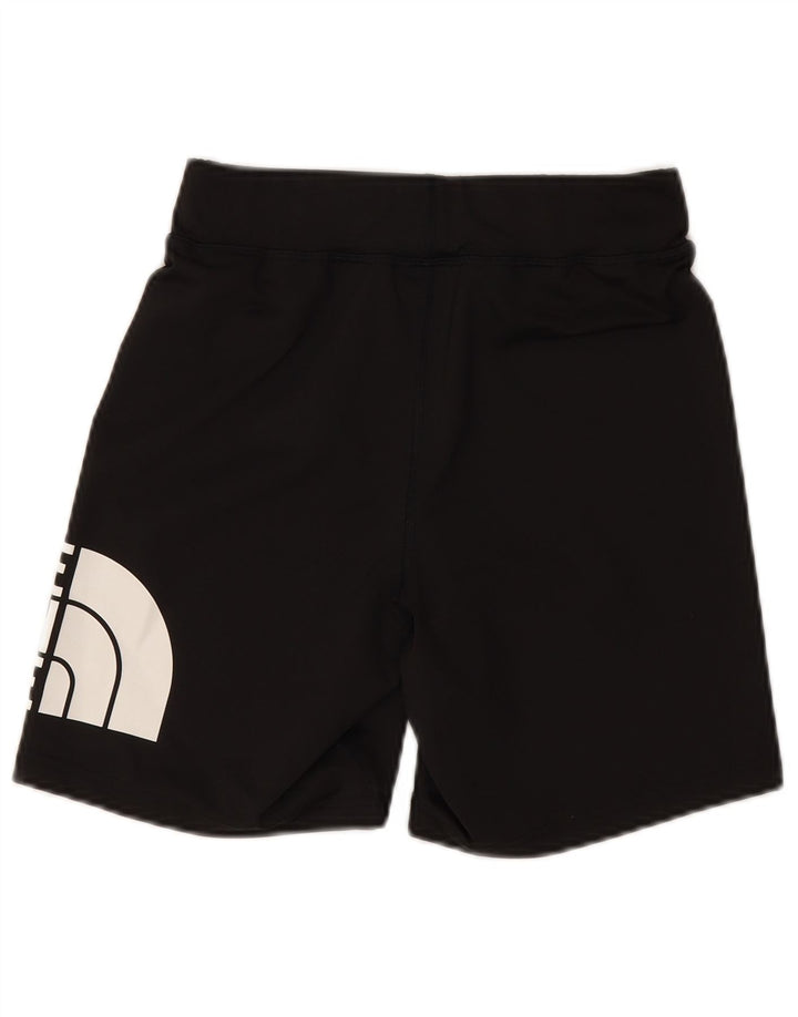 The North Face Womens Graphic Sport Shorts UK 8 Small  Black Polyester