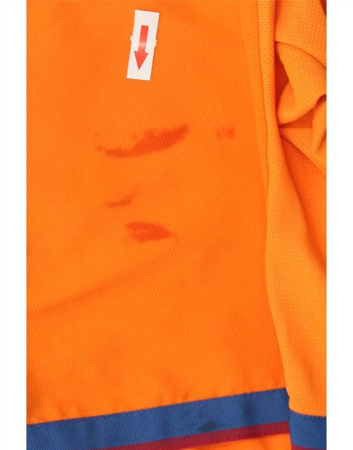 Nike Mens Barcelona Graphic Sport Shorts UK 31/33 Medium Orange Polyester