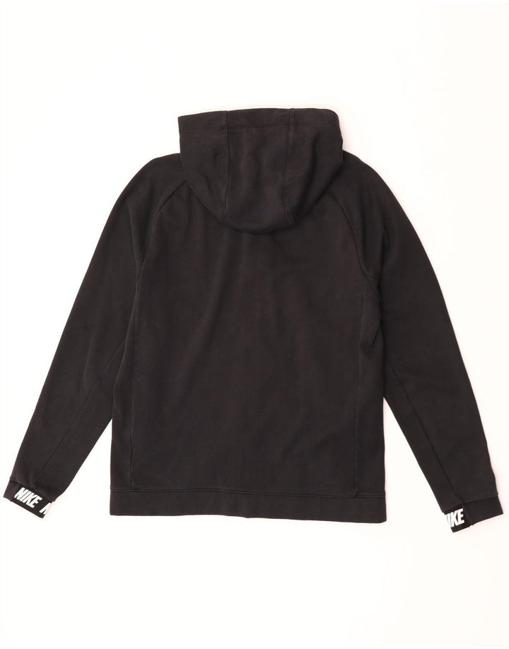 Nike Mens Graphic Zip Hoodie Sweater Medium Black