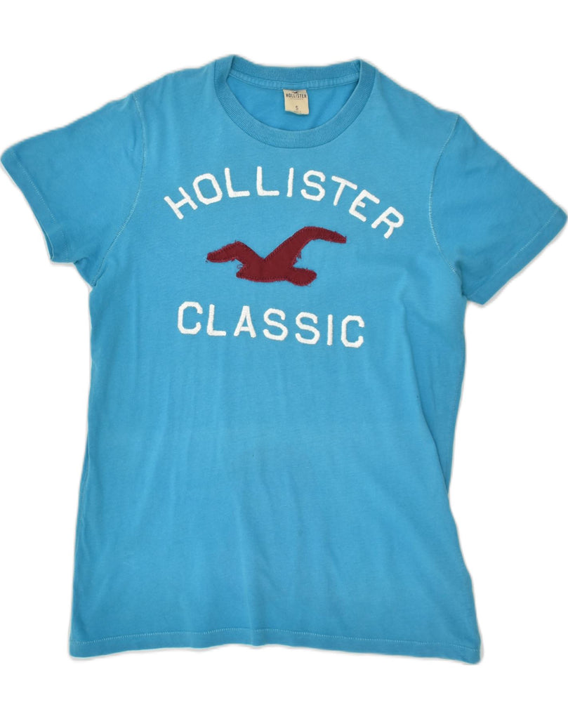 HOLLISTER Mens Classic Fit Graphic T-Shirt Top Small Blue Cotton | Vintage Hollister | Thrift | Second-Hand Hollister | Used Clothing | Messina Hembry 