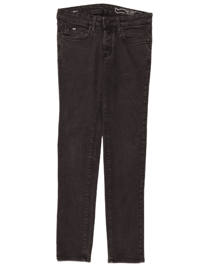 Gas Womens Anders Slim Jeans W33 L34 Black Cotton