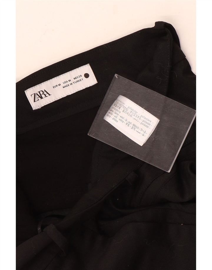 ZARA Womens Mini Skirt Medium W28  Black Polyester