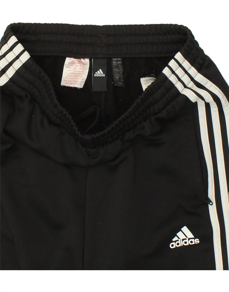 ADIDAS Boys Tracksuit Trousers 13-14 Years Black Polyester | Vintage Adidas | Thrift | Second-Hand Adidas | Used Clothing | Messina Hembry 
