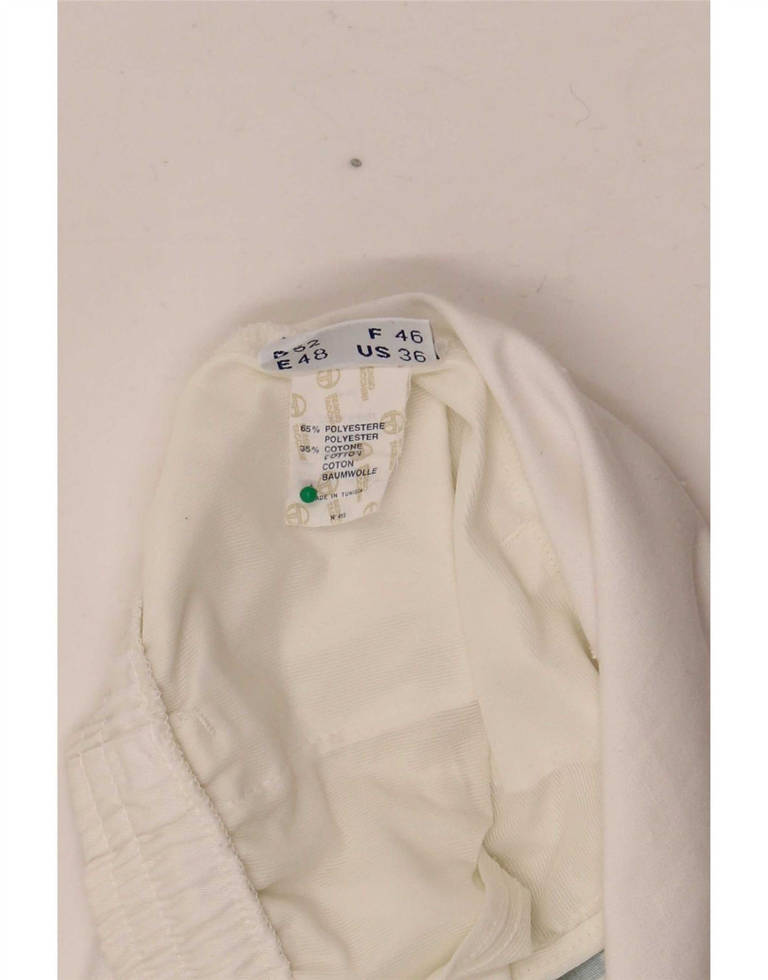 Sergio Tacchini Mens Graphic Sport Shorts IT 52 Large White Polyester