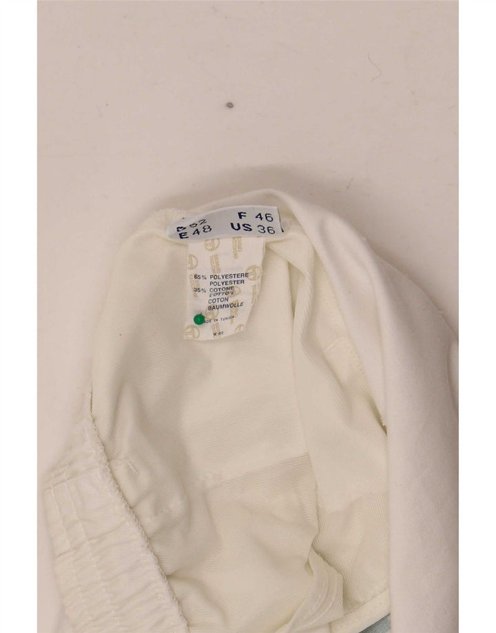 Sergio Tacchini Mens Graphic Sport Shorts IT 52 Large White Polyester