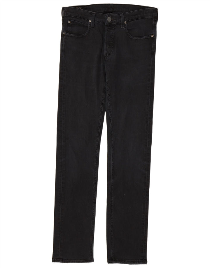 LEE Womens Daren Slim Jeans W30 L34 Navy Blue Cotton