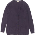 Gap Womens Cardigan Sweater UK 12 Medium Navy Blue Nylon