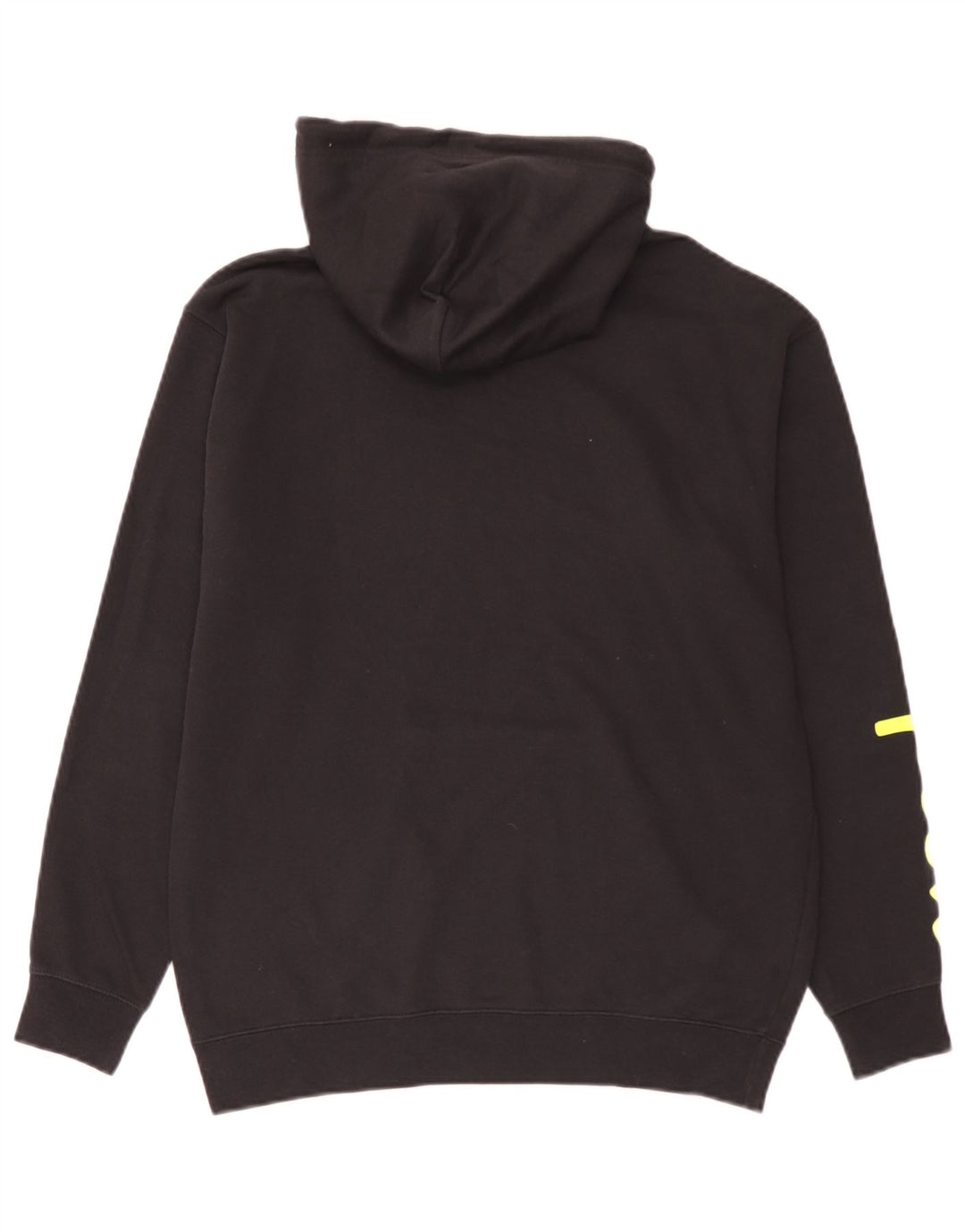 Champion Mens Graphic Hoodie Jumper Small Black