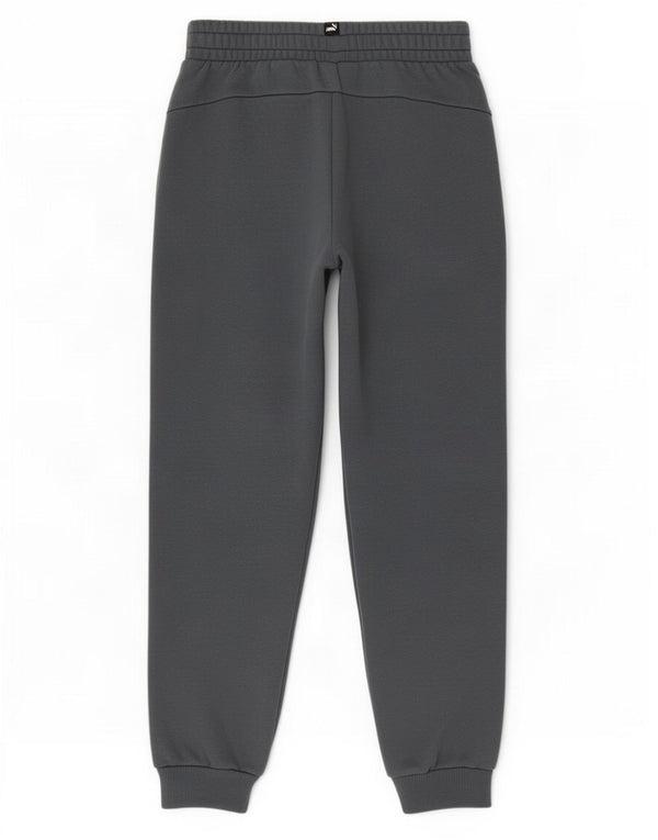 Puma Boys Graphic Tracksuit Trousers Joggers 13-14 Years Grey Cotton