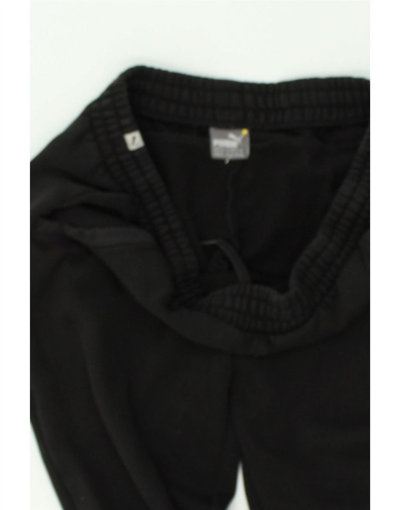 PUMA Womens Tracksuit Trousers Joggers UK 16 Large Black Cotton | Vintage Puma | Thrift | Second-Hand Puma | Used Clothing | Messina Hembry 