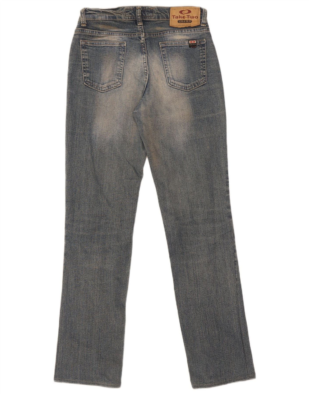 Take Two Womens Straight Jeans Size 27 W27 L30 Blue Cotton