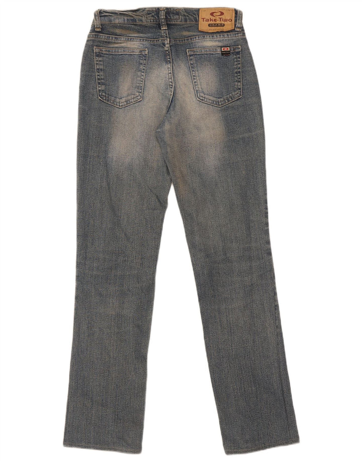 Take Two Womens Straight Jeans Size 27 W27 L30 Blue Cotton