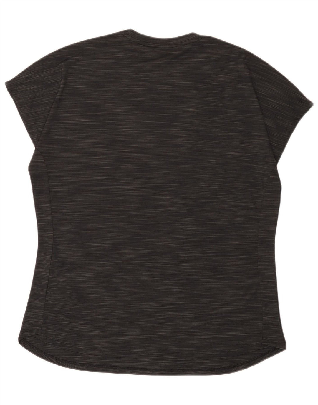 Adidas Womens Graphic T-Shirt Top UK 20/22 XL Black Flecked Polyester