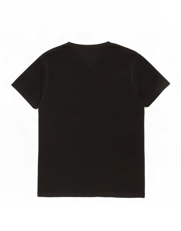 Tommy Hilfiger Mens Graphic T-Shirt Top Large Black Cotton