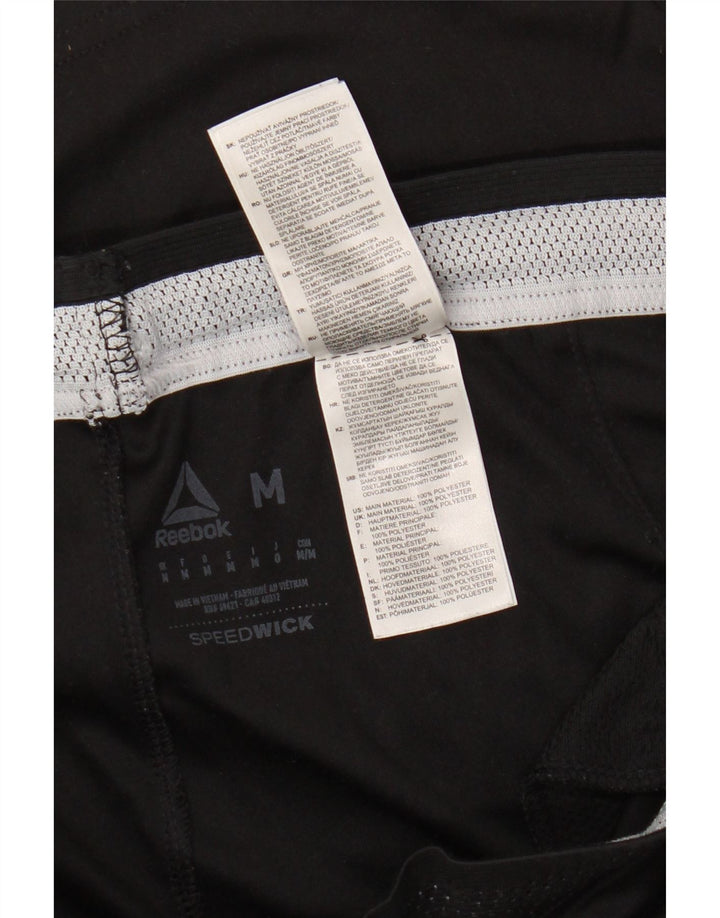 Reebok Mens Sport Shorts Medium  Black Polyester