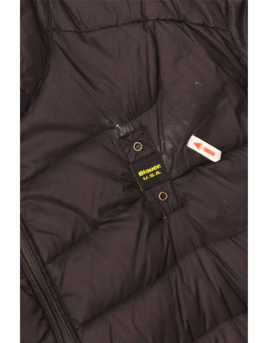 Blauer Mens Padded Jacket UK 44 2XL Black Polyamide