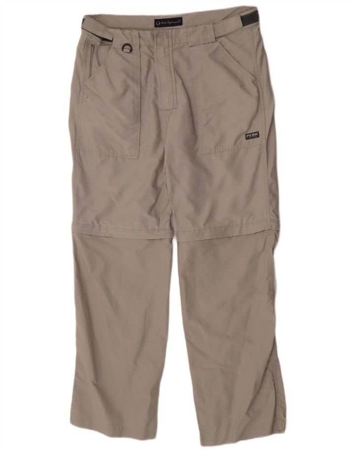 Peak Performance Mens Hiking Trousers XL W38 L32 Grey Cotton