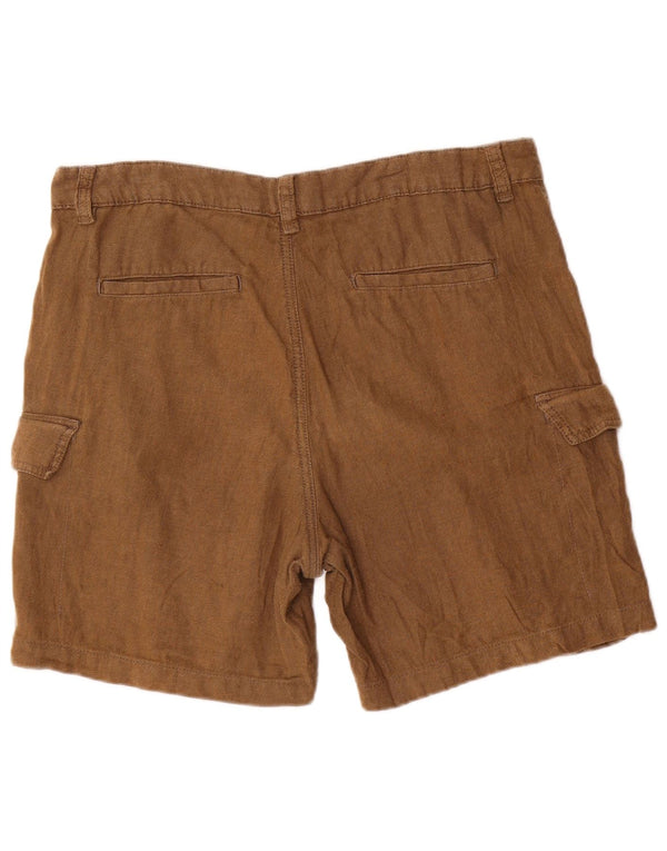 Zara Mens Cargo Shorts EU 44 Large W34 Brown