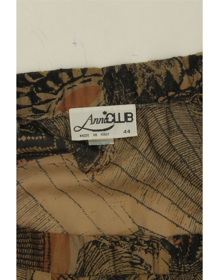 ANNA CLUB Womens Asymmetrical Skirt IT 44 Medium W36  Beige Vintage Anna Club and Second-Hand Anna Club from Messina Hembry 