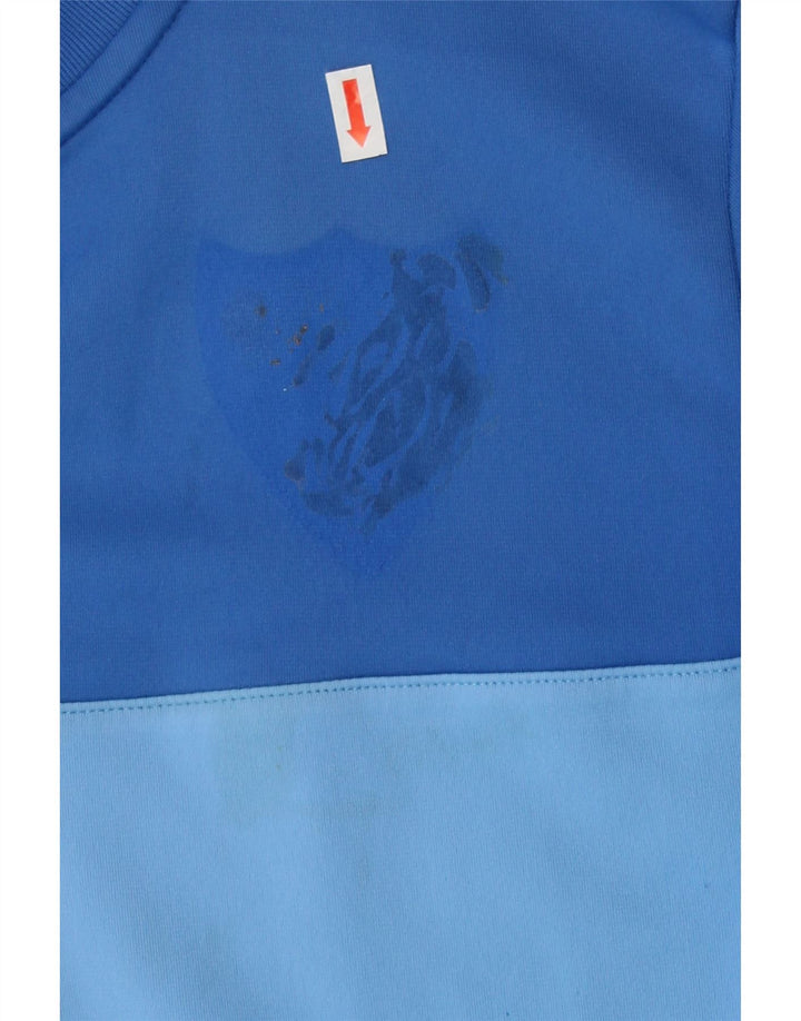 NIKE Mens Dri Fit Graphic Tracksuit Top Jacket Small Blue Colourblock Vintage Nike and Second-Hand Nike from Messina Hembry 
